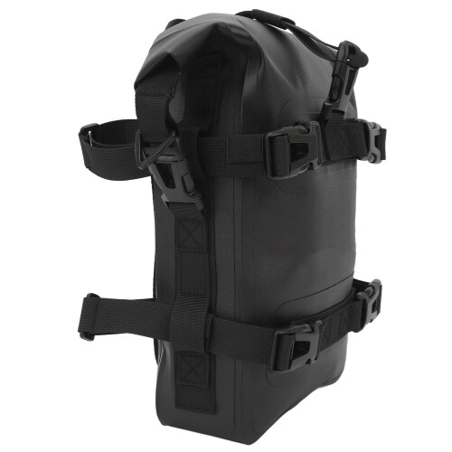 Universal 4L Motorcycle Tail Bag Waterproof Anti-slip Black