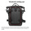 Universal 4L Motorcycle Tail Bag Waterproof Anti-slip Black 8