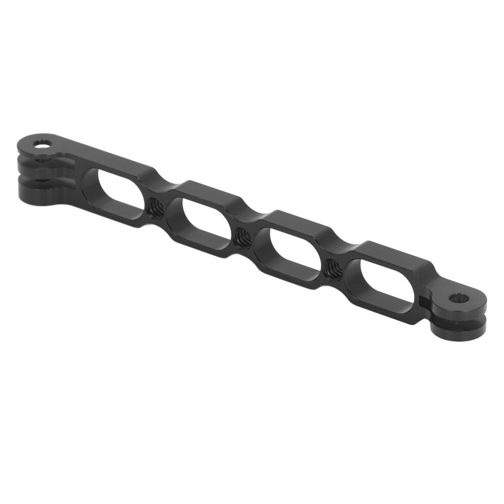 Aluminum Action Camera Helmet Mount, 6.3In, For Sports Cameras Black 8101335422566