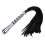 Black 45cm Whip Design Anal Plug for Enhanced Couples Play 1