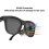 Wireless Open Ear Bluetooth 5.0 Smart Glasses UV400 Protection 7H Handsfree 3