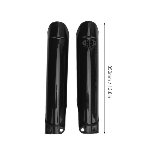 2 pezzi copri-forcella in ABS neri per EXC SX 1