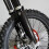 2 pezzi copri-forcella in ABS neri per EXC SX 4