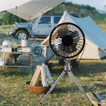 20W Solarlüfter Tragbarer Solarpanel mit USB-Anschluss und Halterung für Camping, Angeln und Reisen