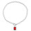 Collier de perles ZW3146, couleur acier, taille unique 2