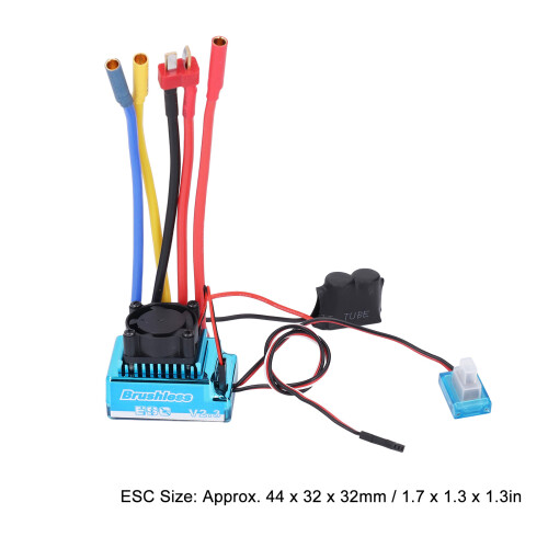 60A ESC brushless 44x32x32mm 2-3S impermeabile 1