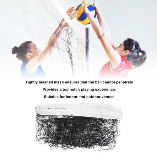 Red de voleibol 9.5 x 1m PE, impermeable para exterior 2