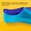 2 pezzi pinne da nuoto in silicone - Blu, XL, Antiscivolo 8