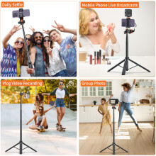 VRIG TP-16 140 cm Bastone per selfie con treppiede + vite da 1/4 di pollice