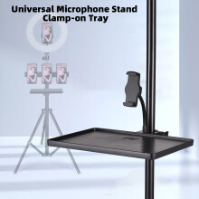 Live Streaming Tray with Phone Holder - 270x205mm for Sound Card