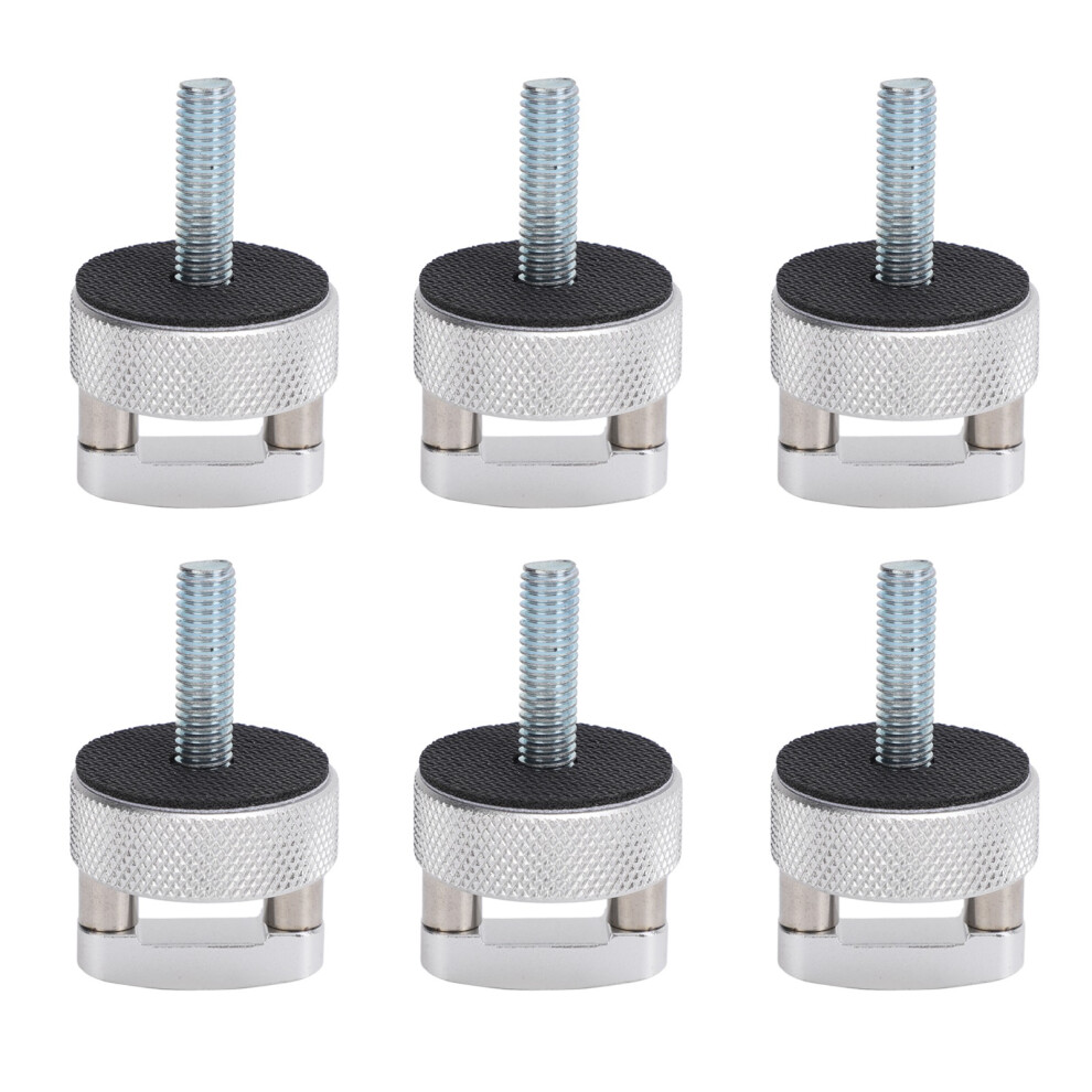6Pcs Aluminum Hard Top Fasteners For Jeep Wrangler Jk Jlu Jt 2007-2018 Silver 6911335430339