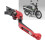 Leviers de frein pliables rouges pour C125 / CT125 14