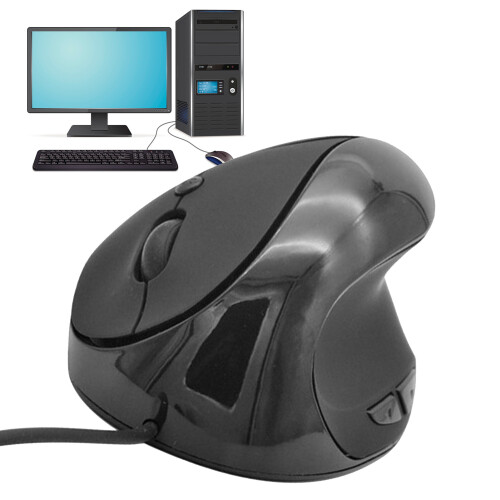 Ergonomische vertikale kabelgebundene Maus für Notebook/PC 2