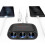 Multiprise auto à 3 prises 120W 95x55x30mm noir 5