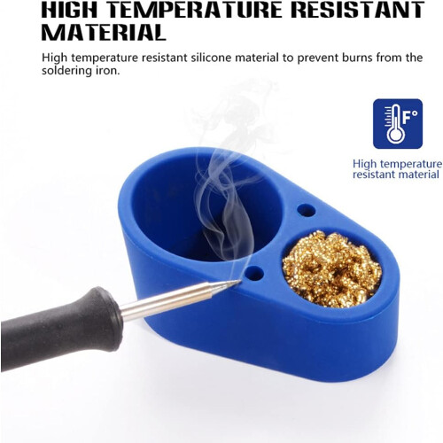Flavorless Soldering Tip Cleaner Blue Brass Wire, Reduces Oxidation, Improves Efficiency For Electrical Work 1
