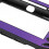 Funda rígida morada de aleación de aluminio para PS Vita 1000 6