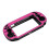 Custodia rigida in alluminio rosso chiaro per PS Vita 1000 16