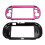 Custodia rigida in alluminio rosso chiaro per PS Vita 1000 2
