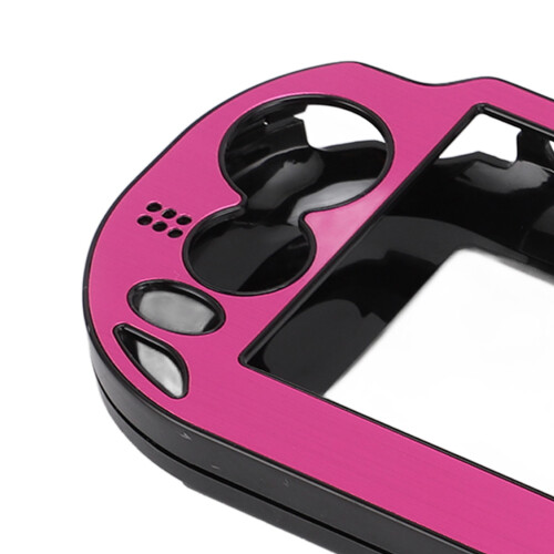 Custodia rigida in alluminio rosso chiaro per PS Vita 1000 2