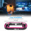Custodia rigida in alluminio rosso chiaro per PS Vita 1000 4