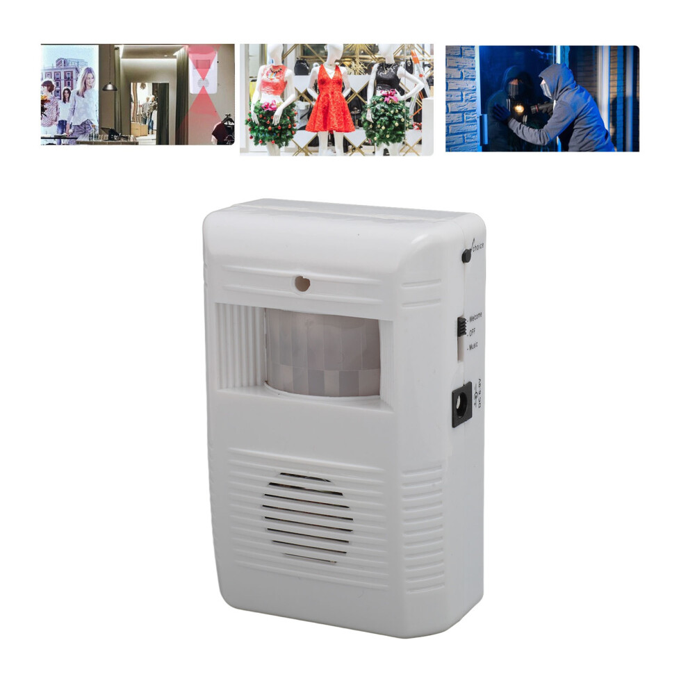 Wireless Infrared Motion Doorbell Alarm, 5-10M Detection Range 5071335435480