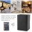 Luce da parete RGB 5W, 10x7x6,7 cm, Scocca nera 5