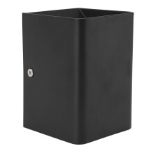 LED-RGB-Wandlampe 5 W, 10 x 7 x 6,7 cm, schwarzes Gehäuse