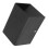 Luce da parete RGB 5W, 10x7x6,7 cm, Scocca nera 10