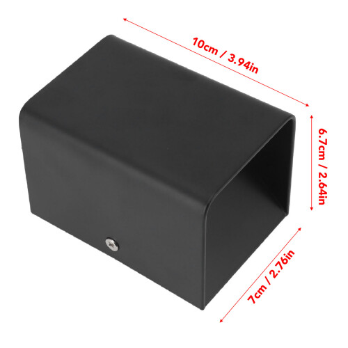 Luce da parete RGB 5W, 10x7x6,7 cm, Scocca nera 1
