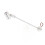 Modell: 12V-1W LED-Spotlight Klein Silber 8