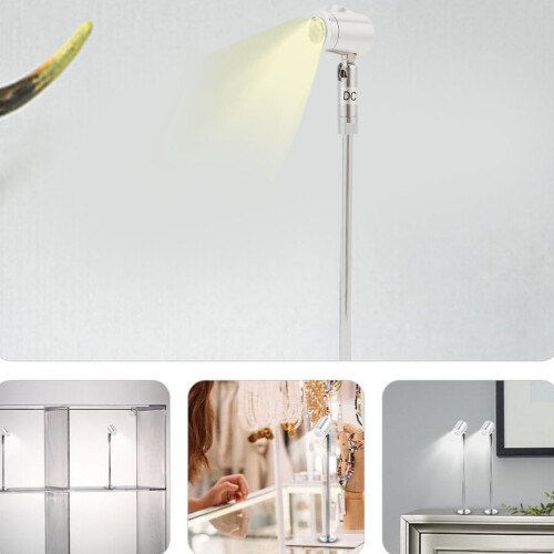 Modell: 12V-1W LED-Spotlight Klein Silber 2