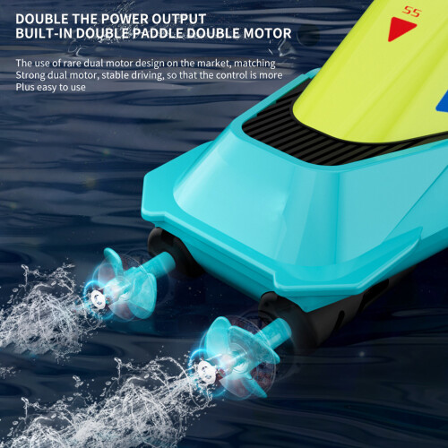 4DRC S5 Bateau télécommandé 3,7 V 300 mAh 12,5  3,5 cm 1