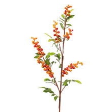 Branches artificielles de fruits orange 88 cm, 6 bouquets