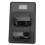 2x batterie de caméscope 1800 mAh de type M NP FM50 + base 12