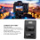 2x batterie de caméscope 1800 mAh de type M NP FM50 + base 4