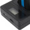 2x batterie de caméscope 1800 mAh de type M NP FM50 + base 9