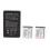 Batteria in ABS da 1400 mAh, 3,7 V, per NP BG1/FG1, nera. 8