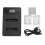 Batteria in ABS da 1400 mAh, 3,7 V, per NP BG1/FG1, nera. 2