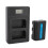 2x batterie de caméscope 1800 mAh de type M NP FM50 + base 8