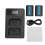 2x batterie de caméscope 1800 mAh de type M NP FM50 + base 2