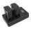 2x batterie de caméscope 1800 mAh de type M NP FM50 + base 6