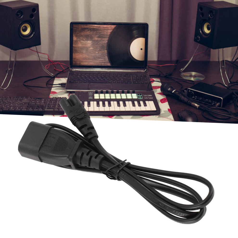 1M Iec320 C14 Male To C7 Female Power Adapter Cable 2.5A-10A 2500W 5051335437776