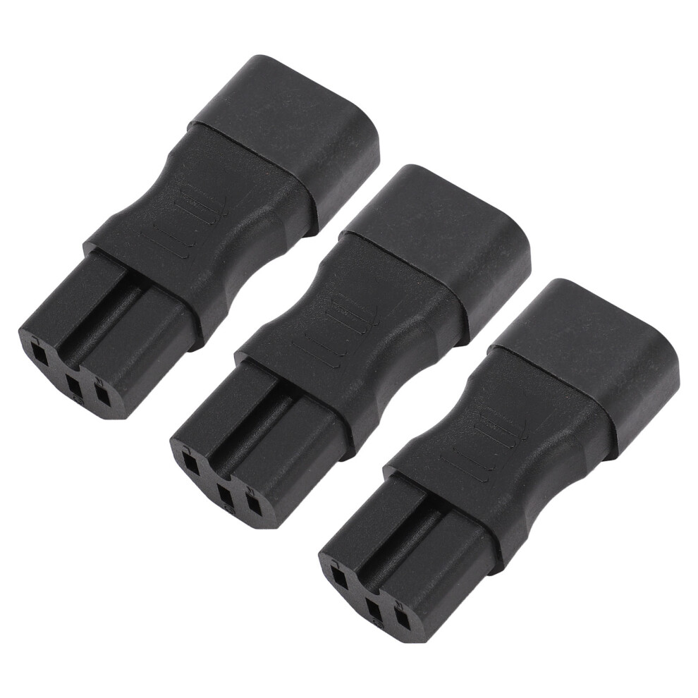 Versatile Iec320 C14 To C15 Power Adapter 250V 10A 2500W 3Pcs Set 3161335437750