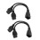 Divisor en Y dual IEC320 C19 a C20 0.32m 20A 13