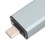 Lector de tarjetas OTG dual USB 3.0/USB-C, gris oscuro 8