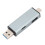 Lector de tarjetas OTG dual USB 3.0/USB-C, gris oscuro 11