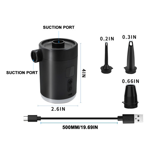 PWP-4000 4000mAh 66x72x103mm Negro/Blanco