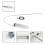 Motorcycle Fork Oil Level Gauge Kit, 60mL, Adjustable Ring, Silver 5