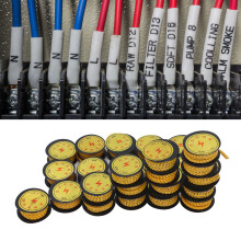 26 Stück Kabelmarkierer für Rohre EC A-Z, PVC, 1,5 m², Farbe
