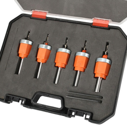 Set di punte Forstner da 5 pezzi 2.8/3/3.2/3.5/4 mm, metallo 1